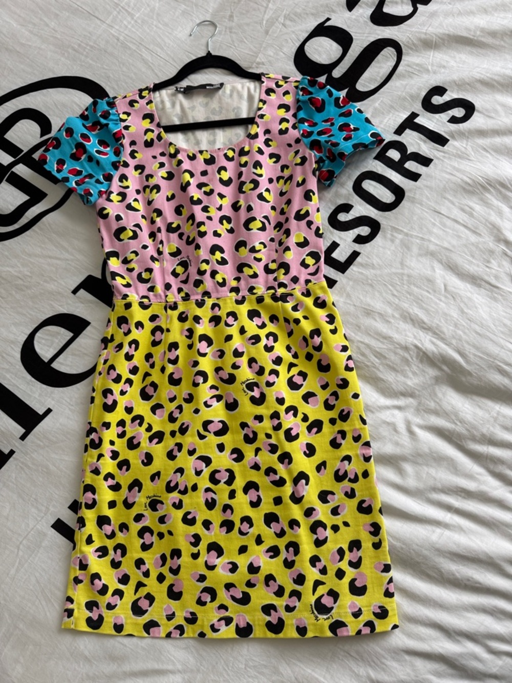 Love Moschino Multi-Color Leopard Print Mini Dress